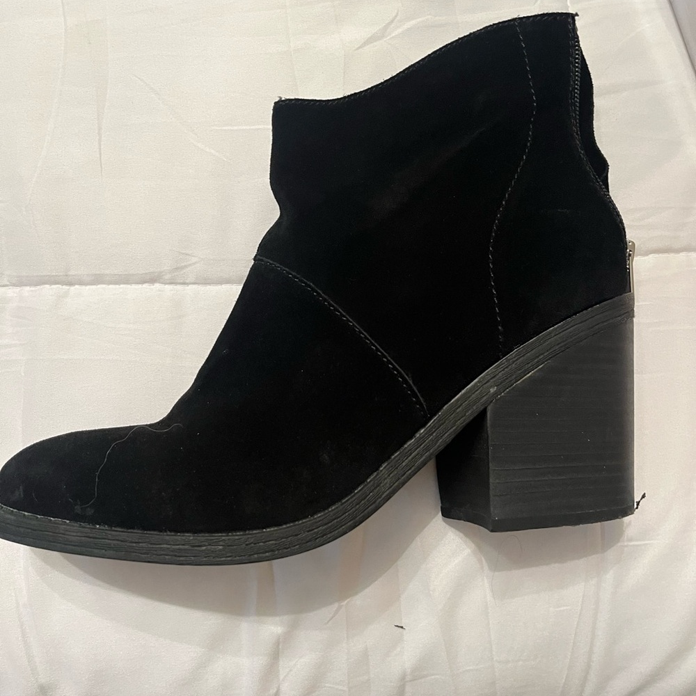Steve Madden Black Ankle Booties